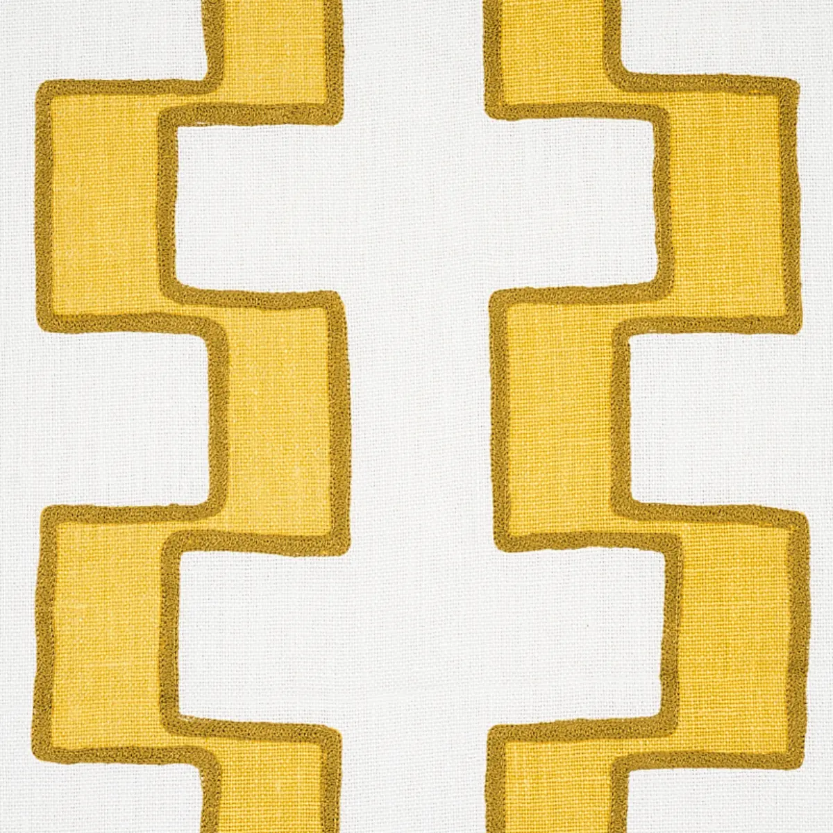 DIXON EMBROIDERED PRINT LINEN_ YELLOW