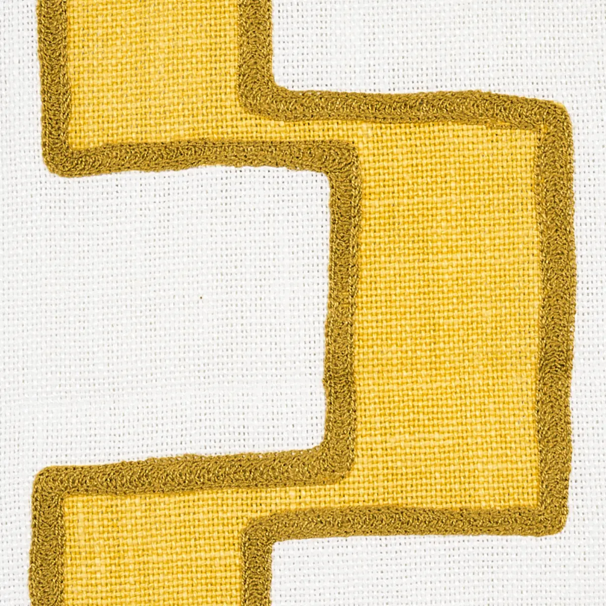 DIXON EMBROIDERED PRINT LINEN_ YELLOW