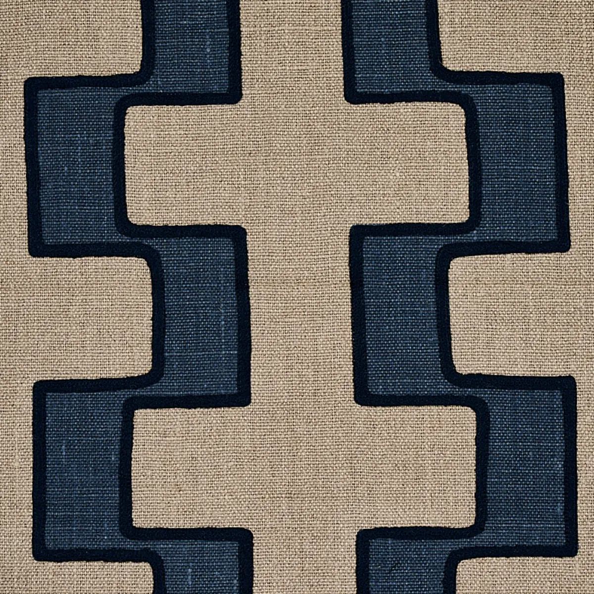 DIXON EMBROIDERED PRINT LINEN_ BLUE