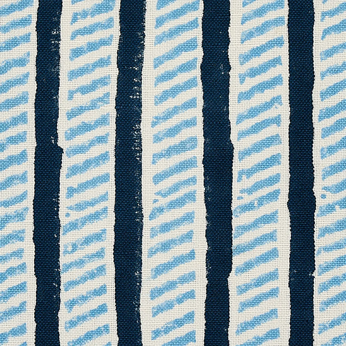 GARDEN PATH HAND BLOCK PRINT_ MIDNIGHT & SKY