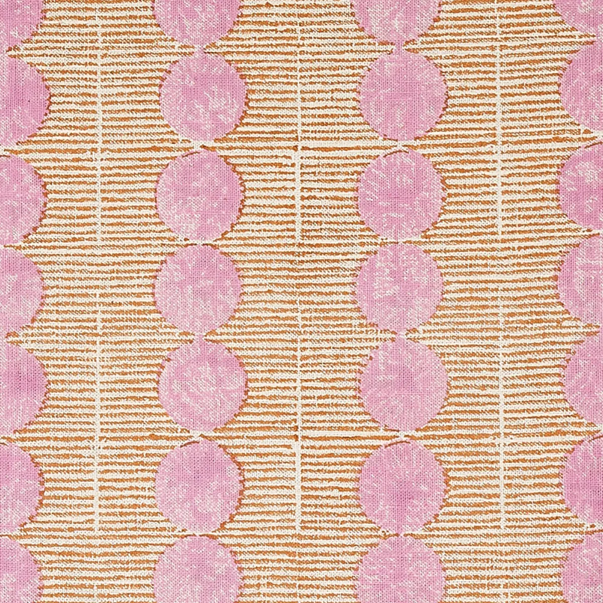 SUN RISE HAND BLOCK PRINT_ ROSE & COPPER