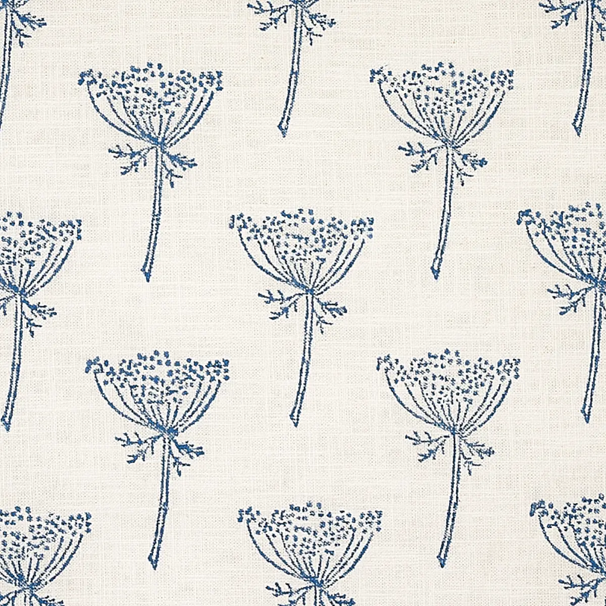WILD CARROT HAND BLOCK PRINT_ INDIGO
