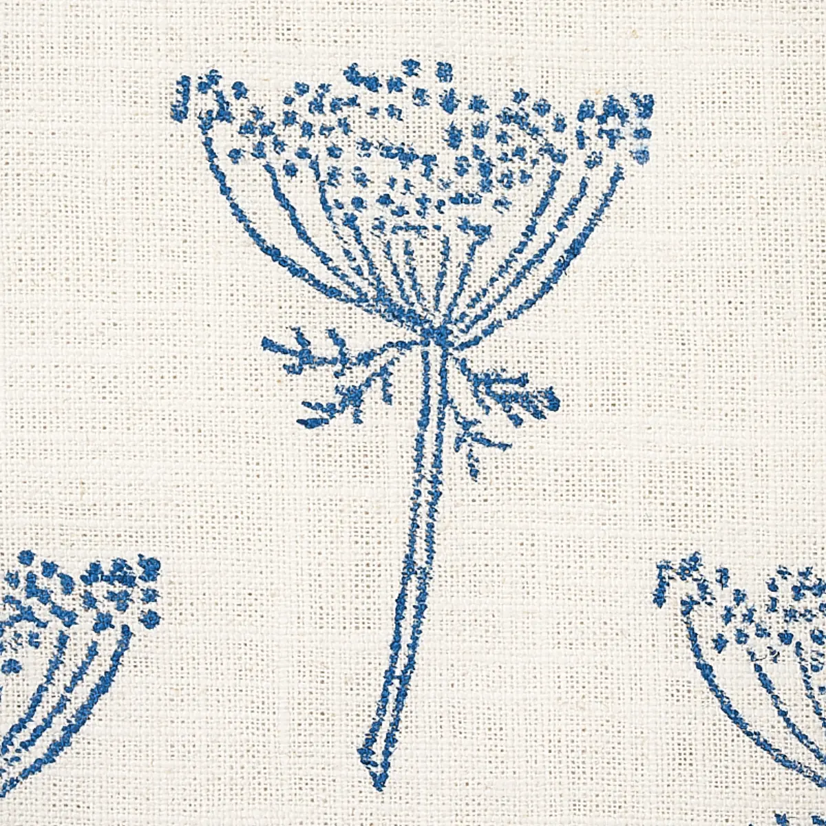 WILD CARROT HAND BLOCK PRINT_ INDIGO