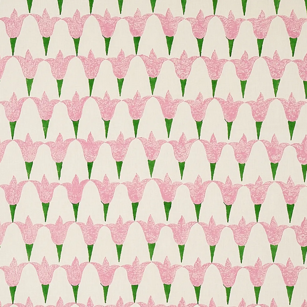TULIP HAND BLOCK_ ROSE & GRASS