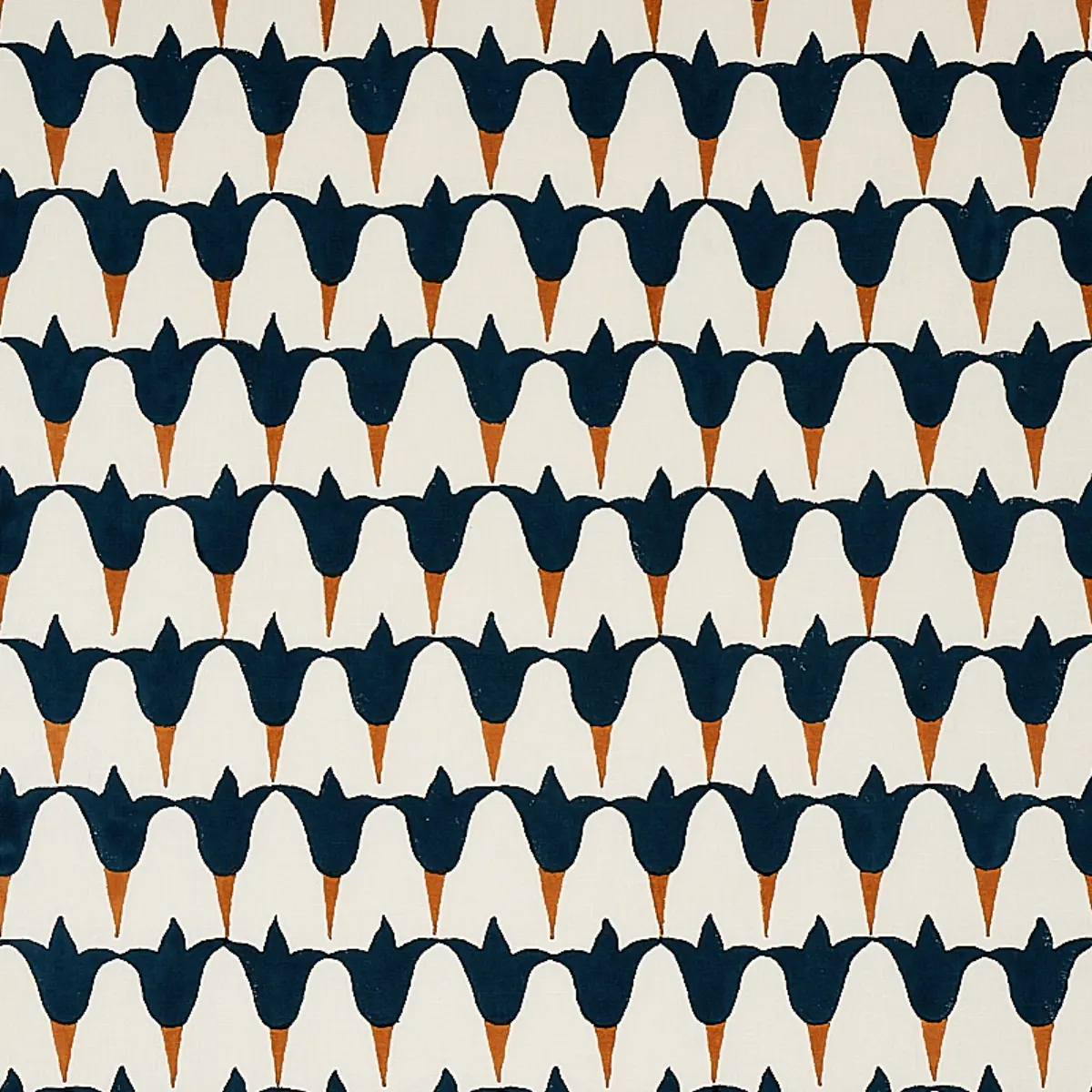 TULIP HAND BLOCK_ MIDNIGHT & COPPER