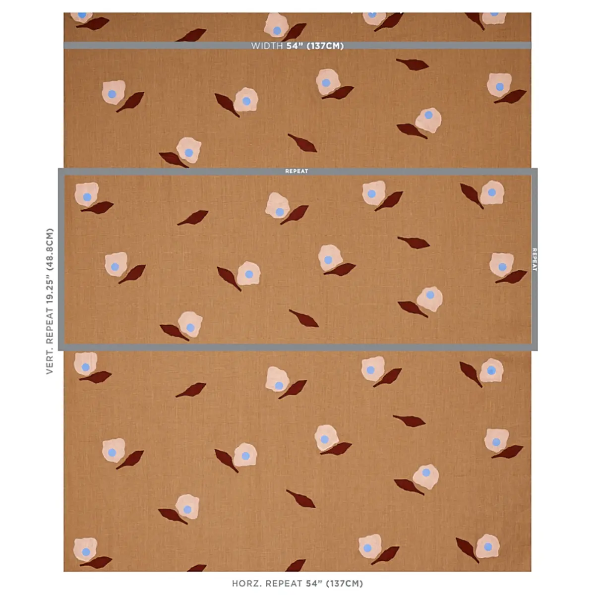AQUINNAH HAND BLOCK PRINT_ CAMEL