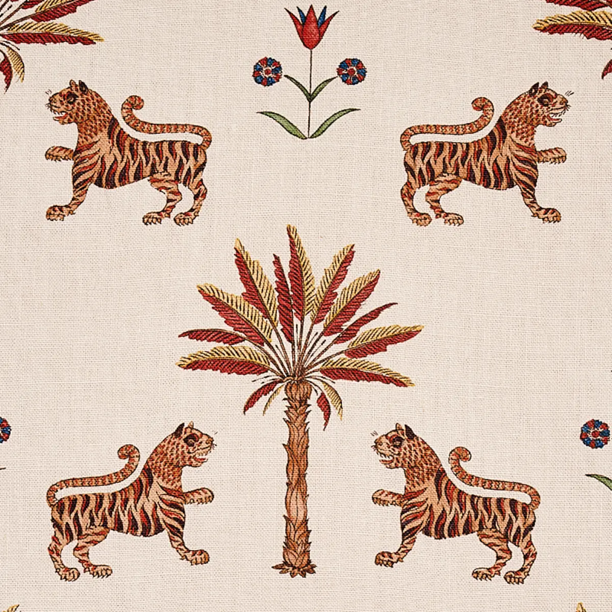 TIGER PALM_ CRIMSON