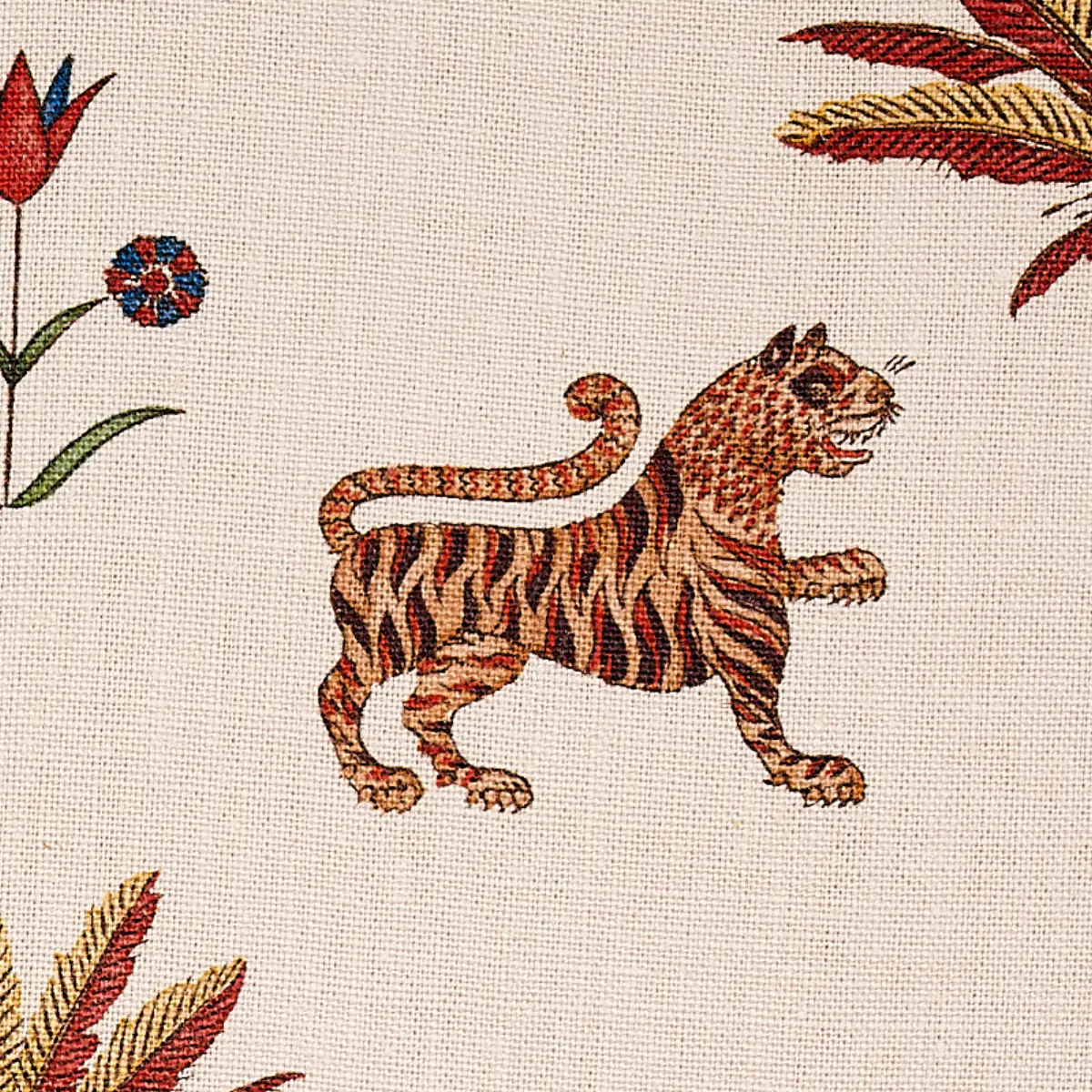 TIGER PALM_ CRIMSON