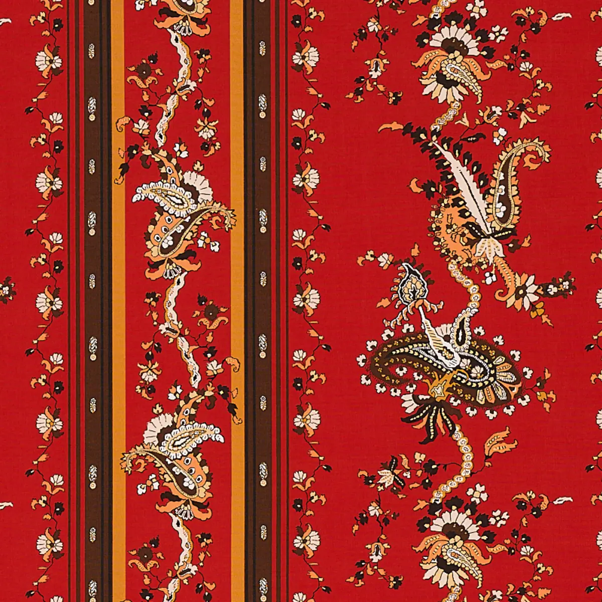 ELENA PAISLEY STRIPE_ POMPEII