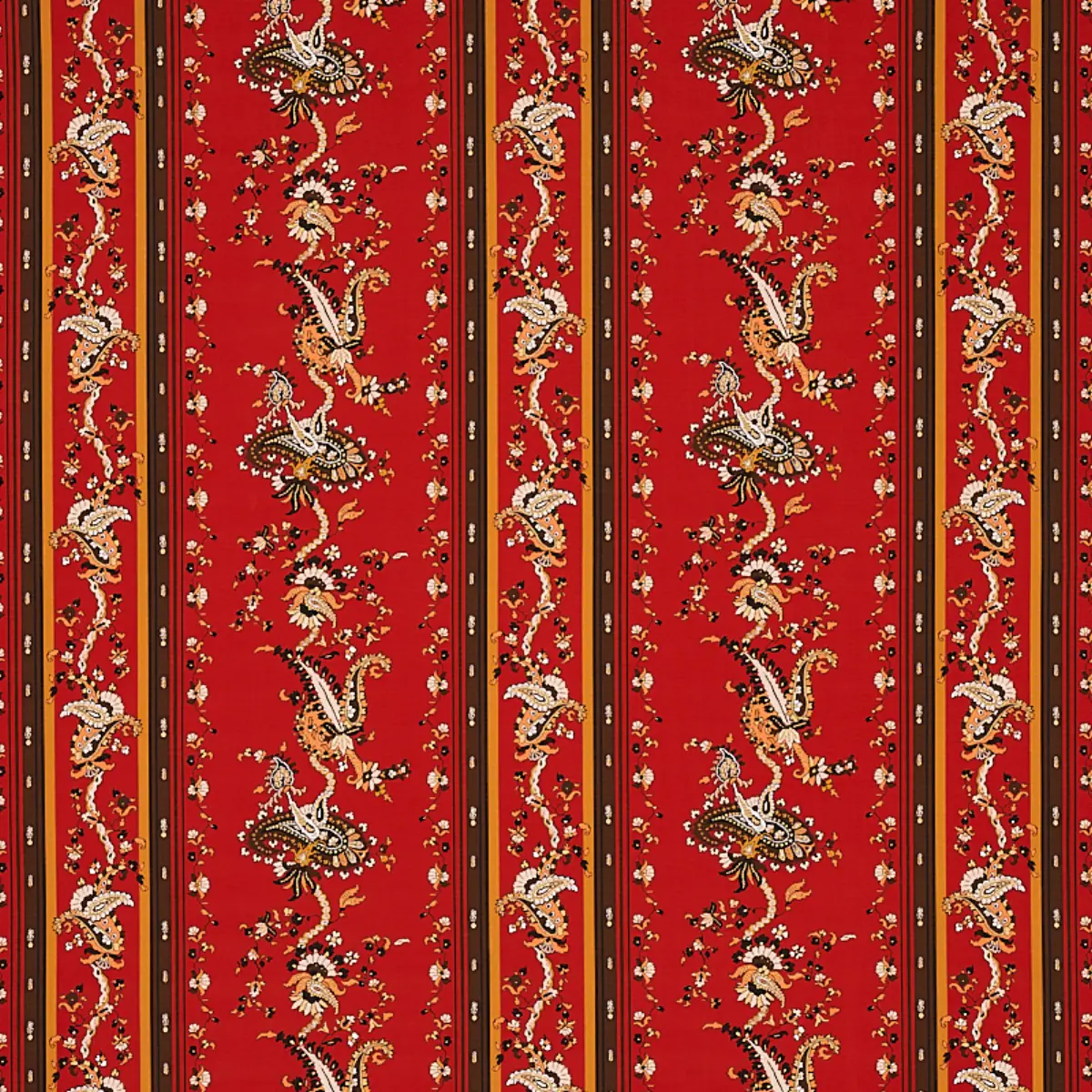 ELENA PAISLEY STRIPE_ POMPEII