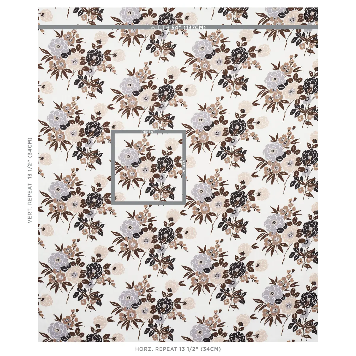 VALENTINA FLORAL_ BROWN