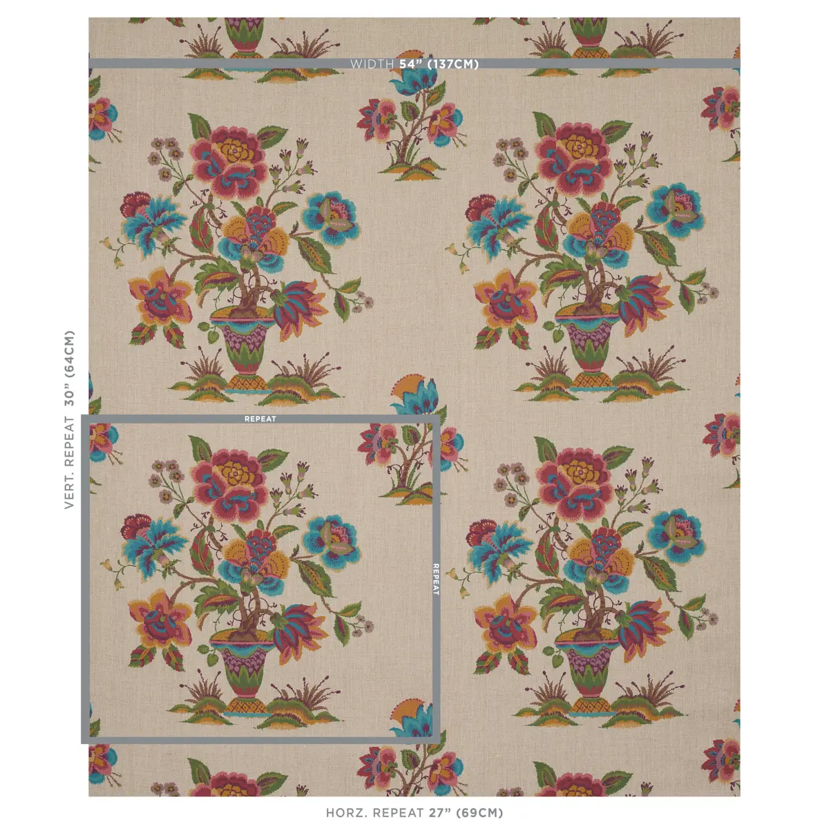 ASHFORD LINEN_ MULBERRY AND NATURAL