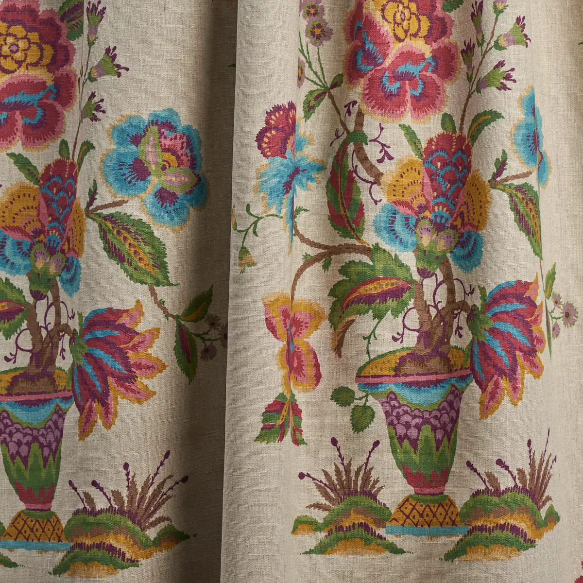 ASHFORD LINEN_ MULBERRY AND NATURAL
