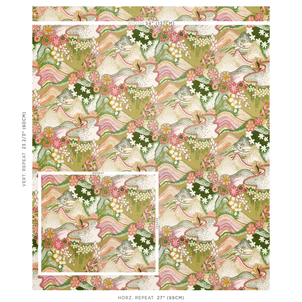 DAISY CHAIN_ GREEN AND PINK