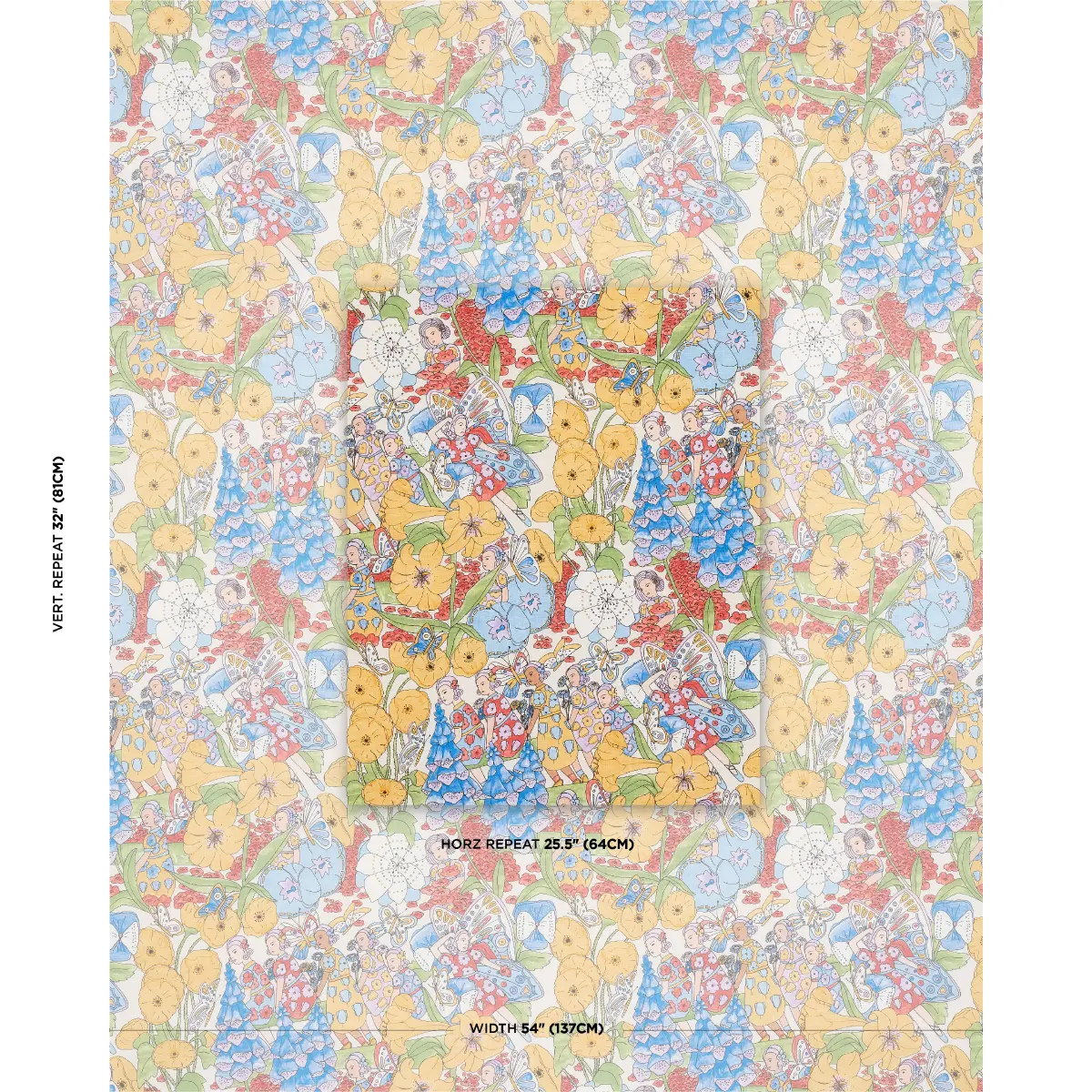 FAIRIE GARDEN_ YELLOW AND IVORY