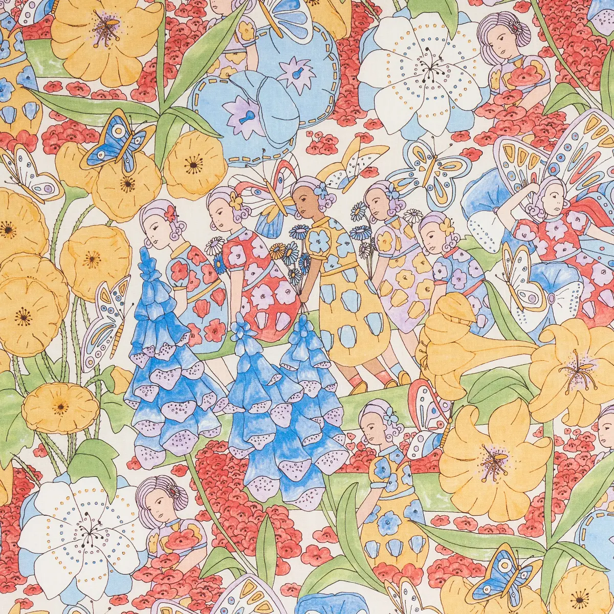 FAIRIE GARDEN_ YELLOW AND IVORY