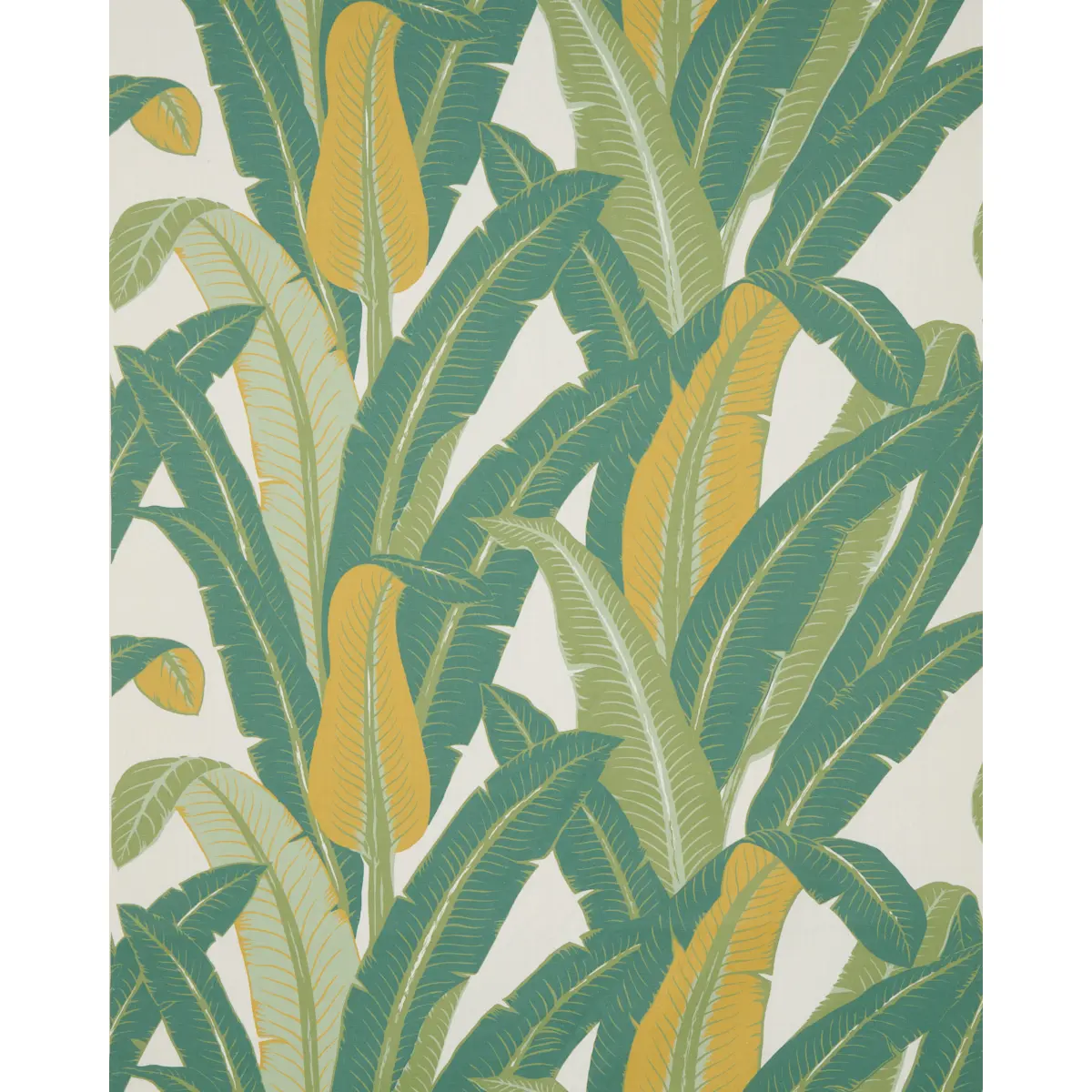 TROPICAL ISLE_ GREEN ON IVORY