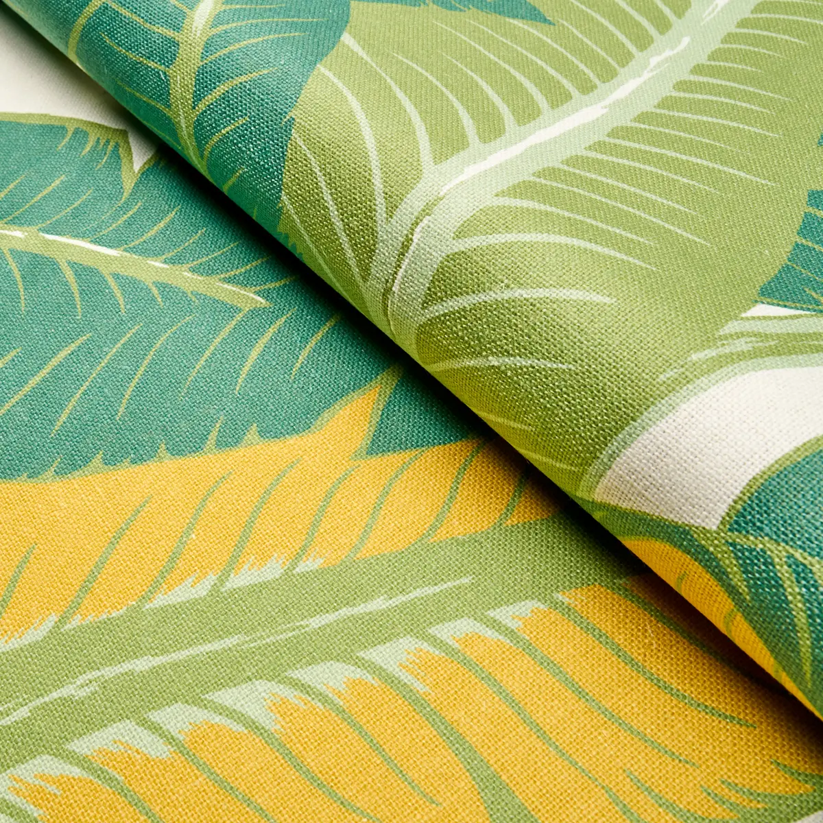 TROPICAL ISLE_ GREEN ON IVORY