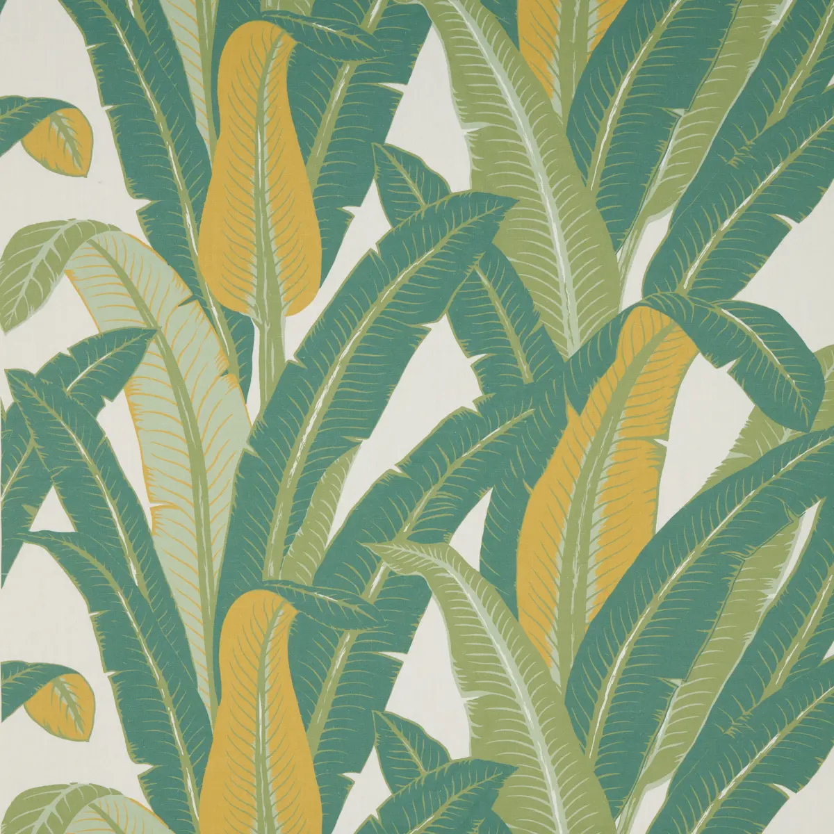 TROPICAL ISLE_ GREEN ON IVORY