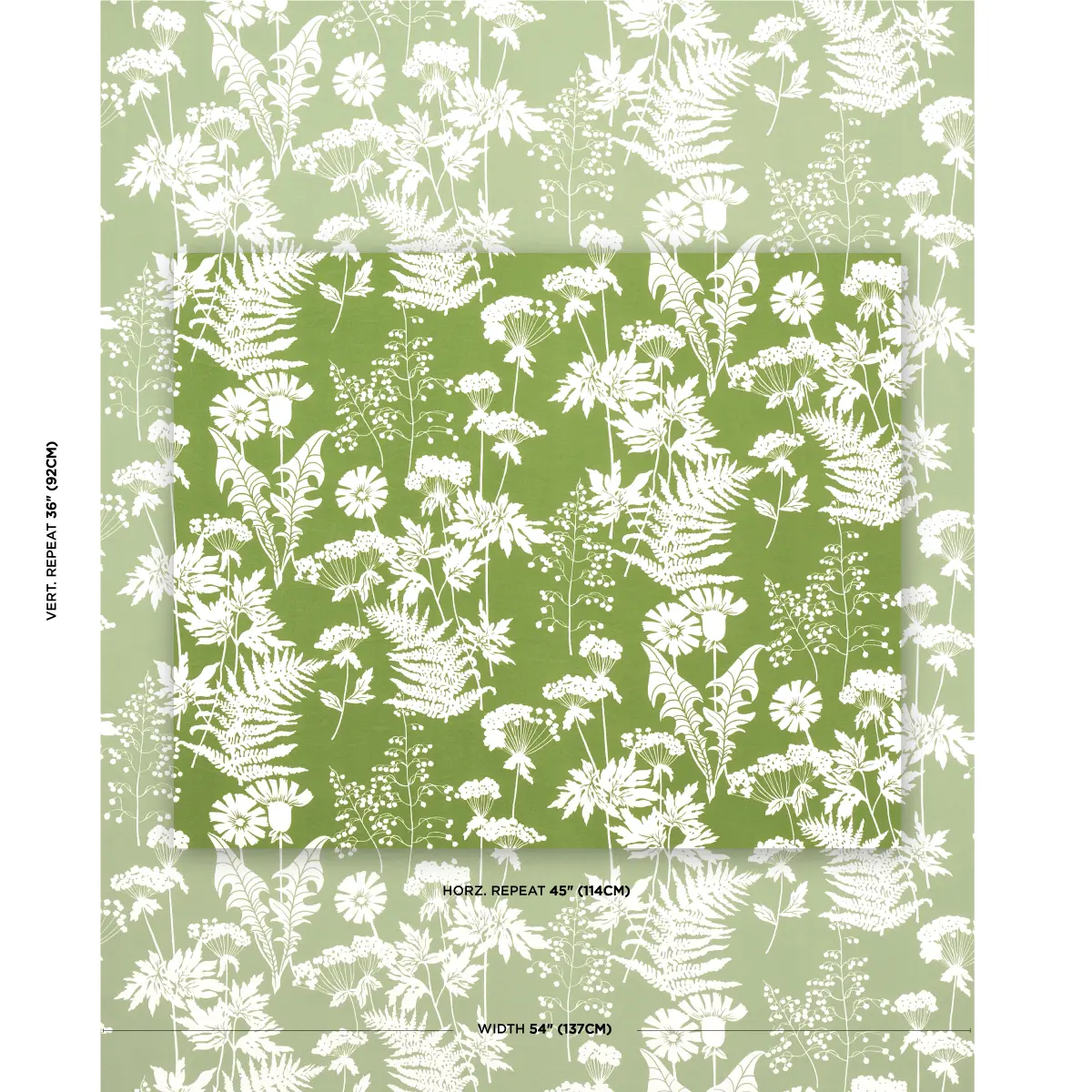 SPRING FLORAL INDOOR/OUTDOOR_ GREEN