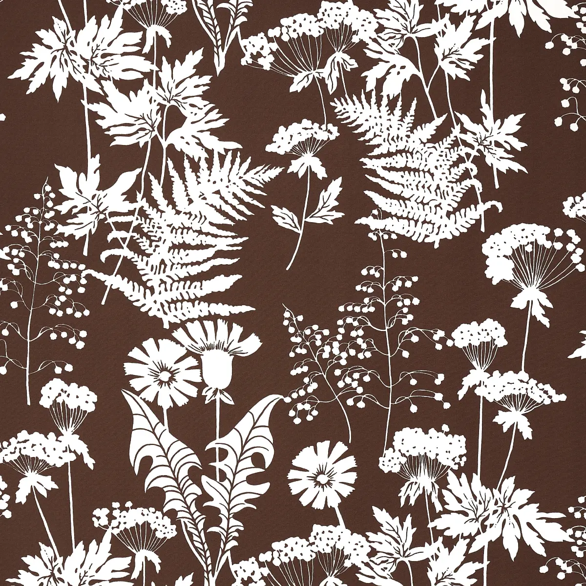 SPRING FLORAL INDOOR/OUTDOOR_ BROWN