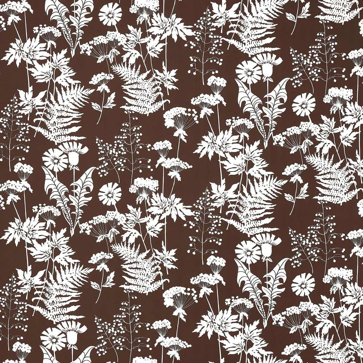 SPRING FLORAL INDOOR/OUTDOOR_ BROWN