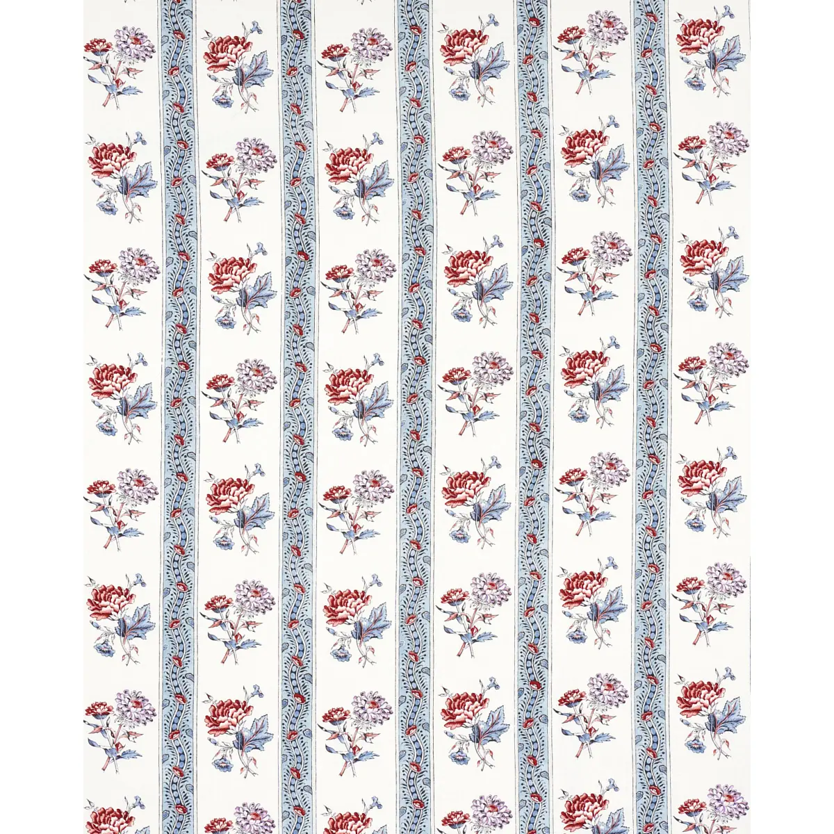 ARIANA FLORAL STRIPE_ PEARLWARE BLUE