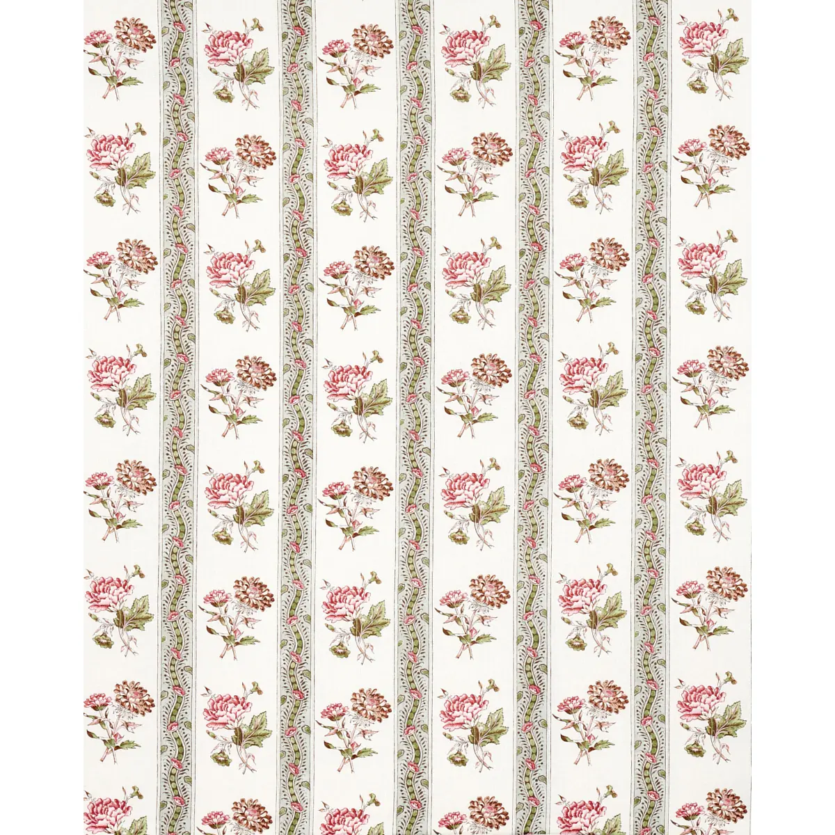 ARIANA FLORAL STRIPE_ FAMILLE ROSE