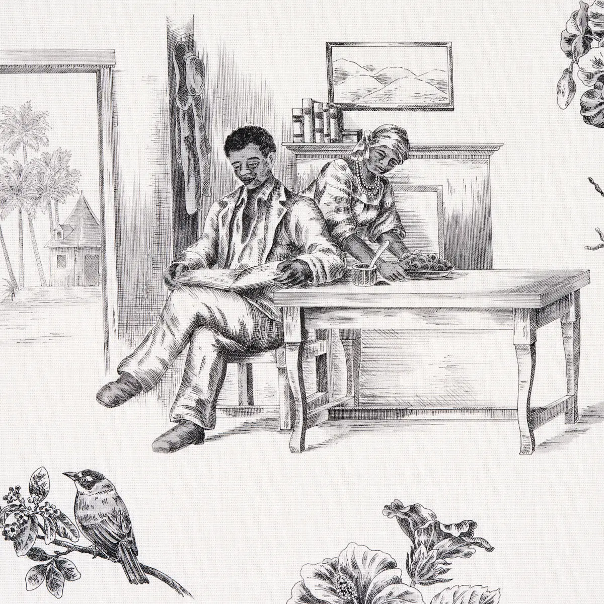 TOUSSAINT TOILE_ BLACK