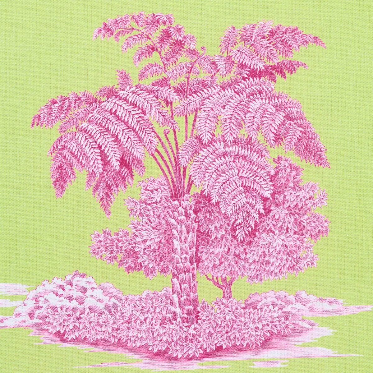 TOUSSAINT TOILE_ PINK & GREEN