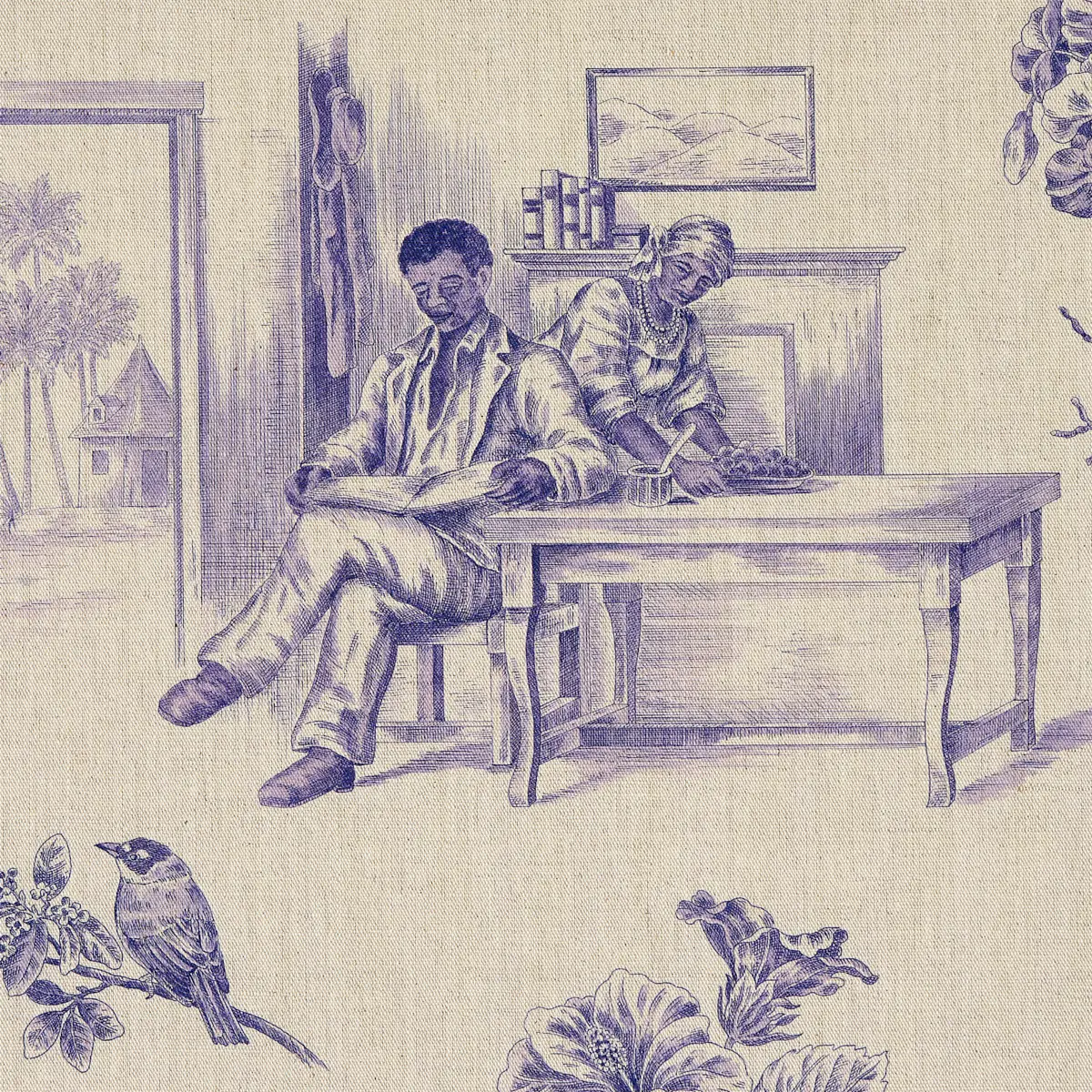 TOUSSAINT TOILE_ PURPLE