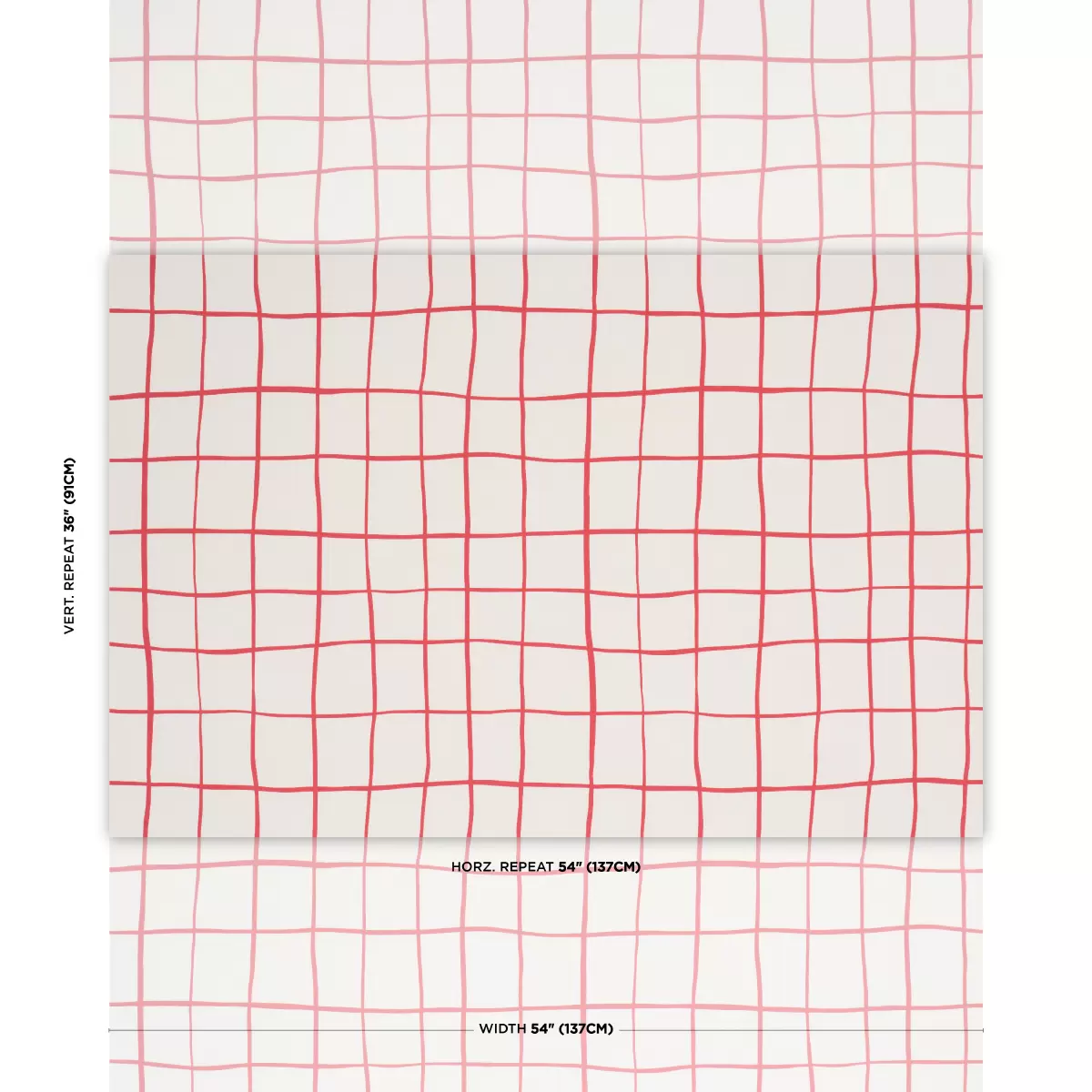 PAINTERLY WINDOWPANE_ RED