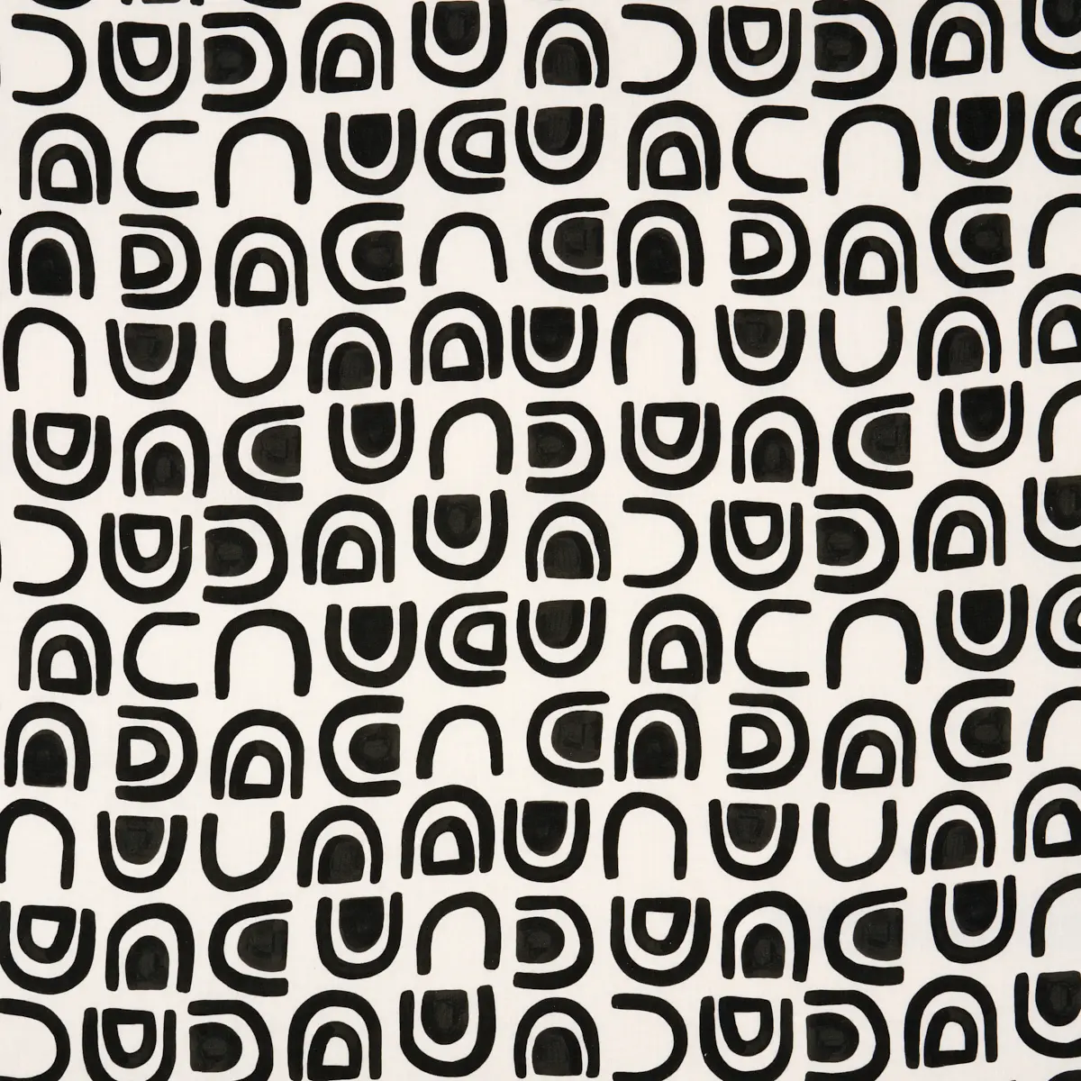 THRESHOLD PRINTED LINEN_ CARBON