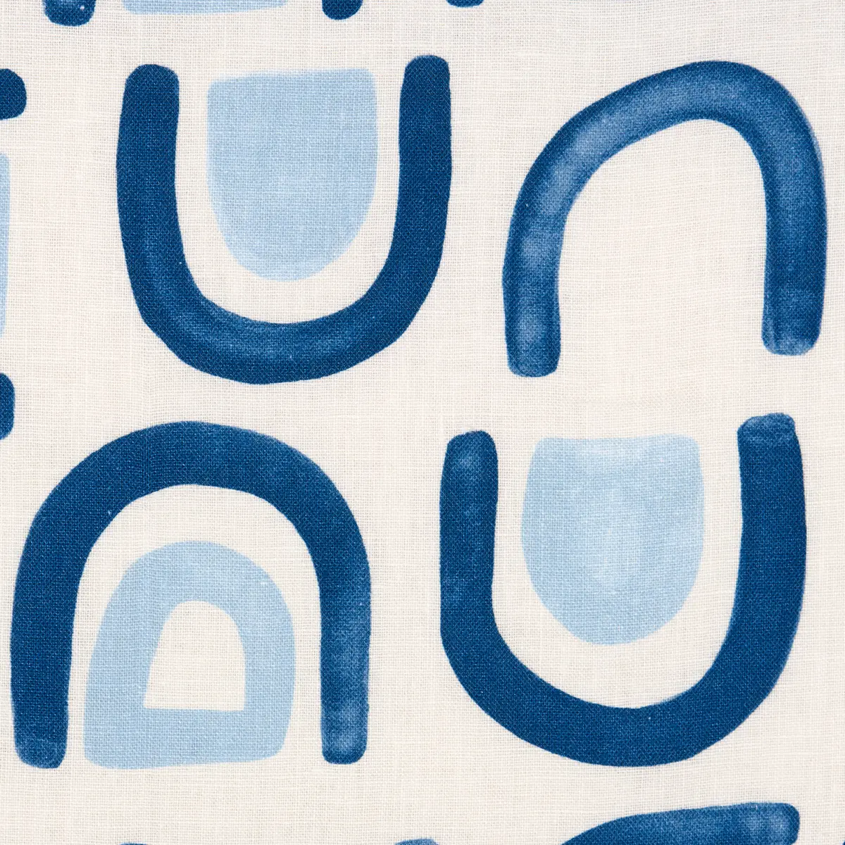 THRESHOLD PRINTED LINEN_ LAPIS