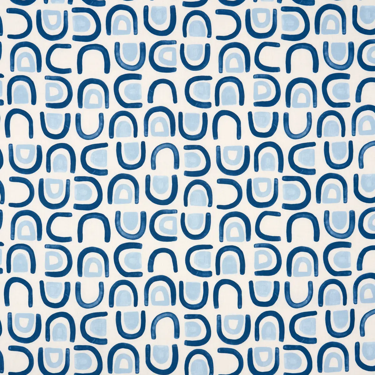 THRESHOLD PRINTED LINEN_ LAPIS