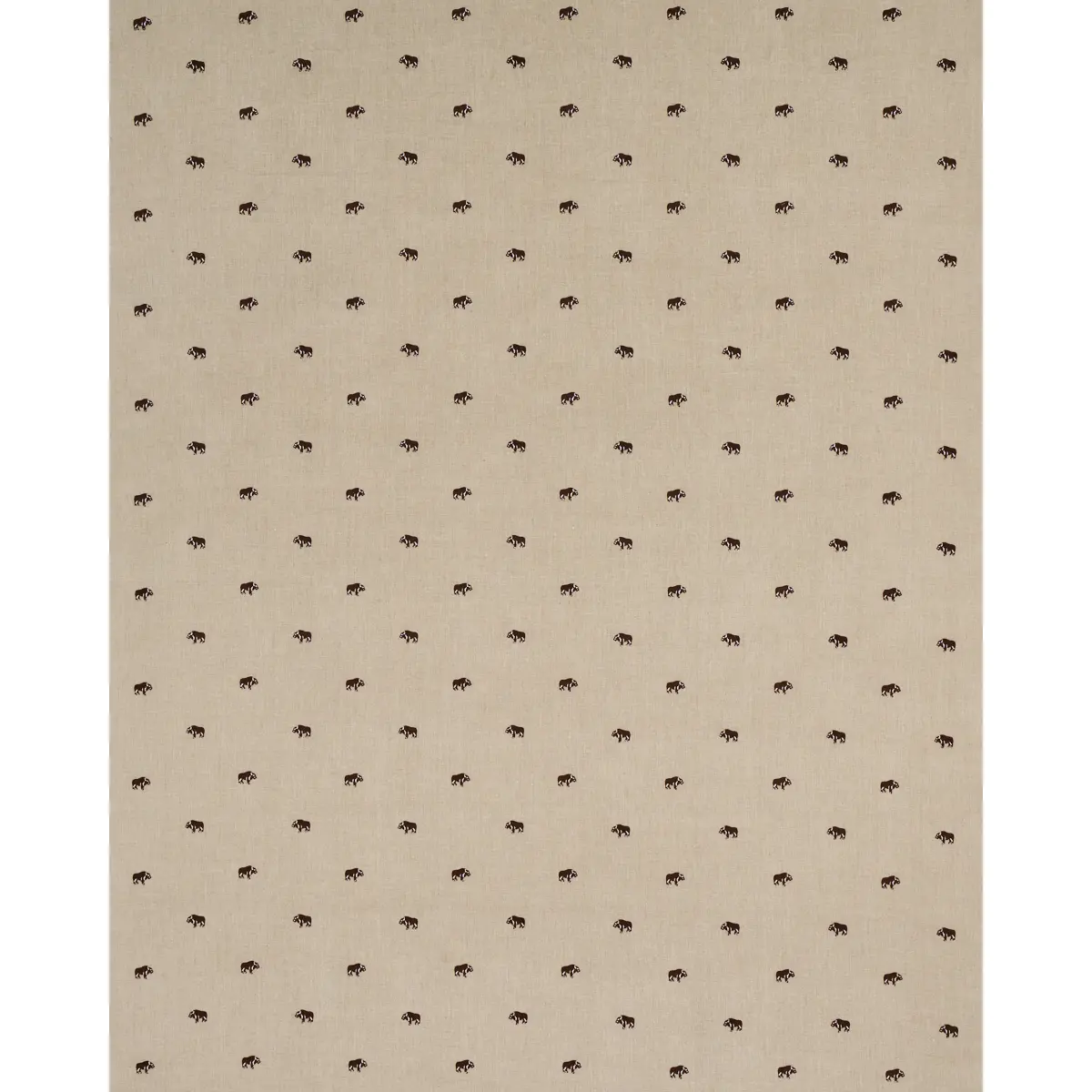 Buffalo Embroidered Linen_ NATURAL