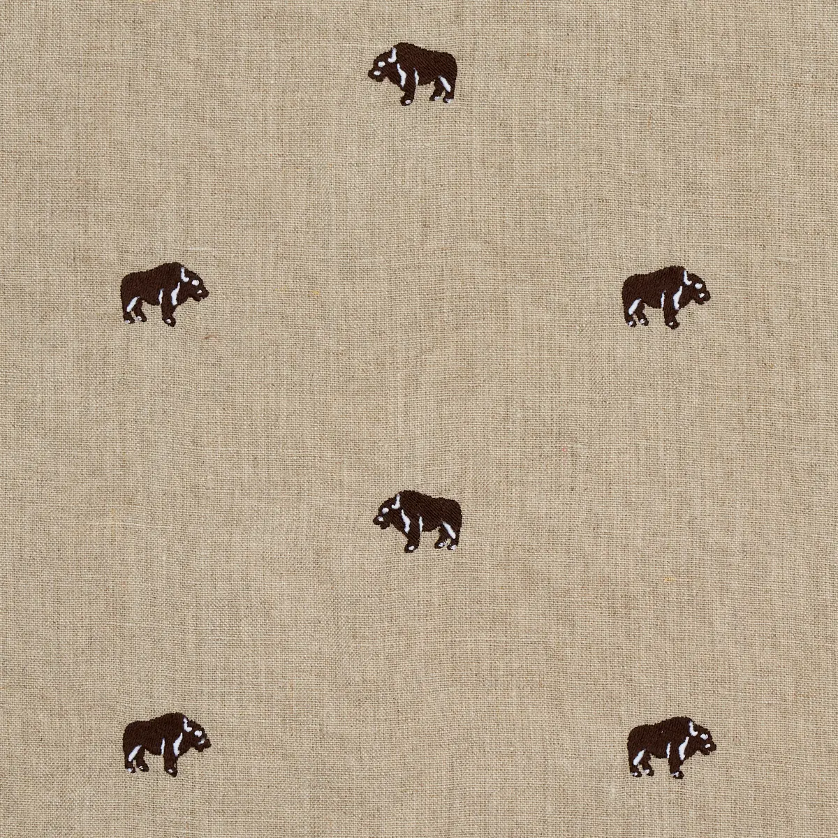 Buffalo Embroidered Linen_ NATURAL