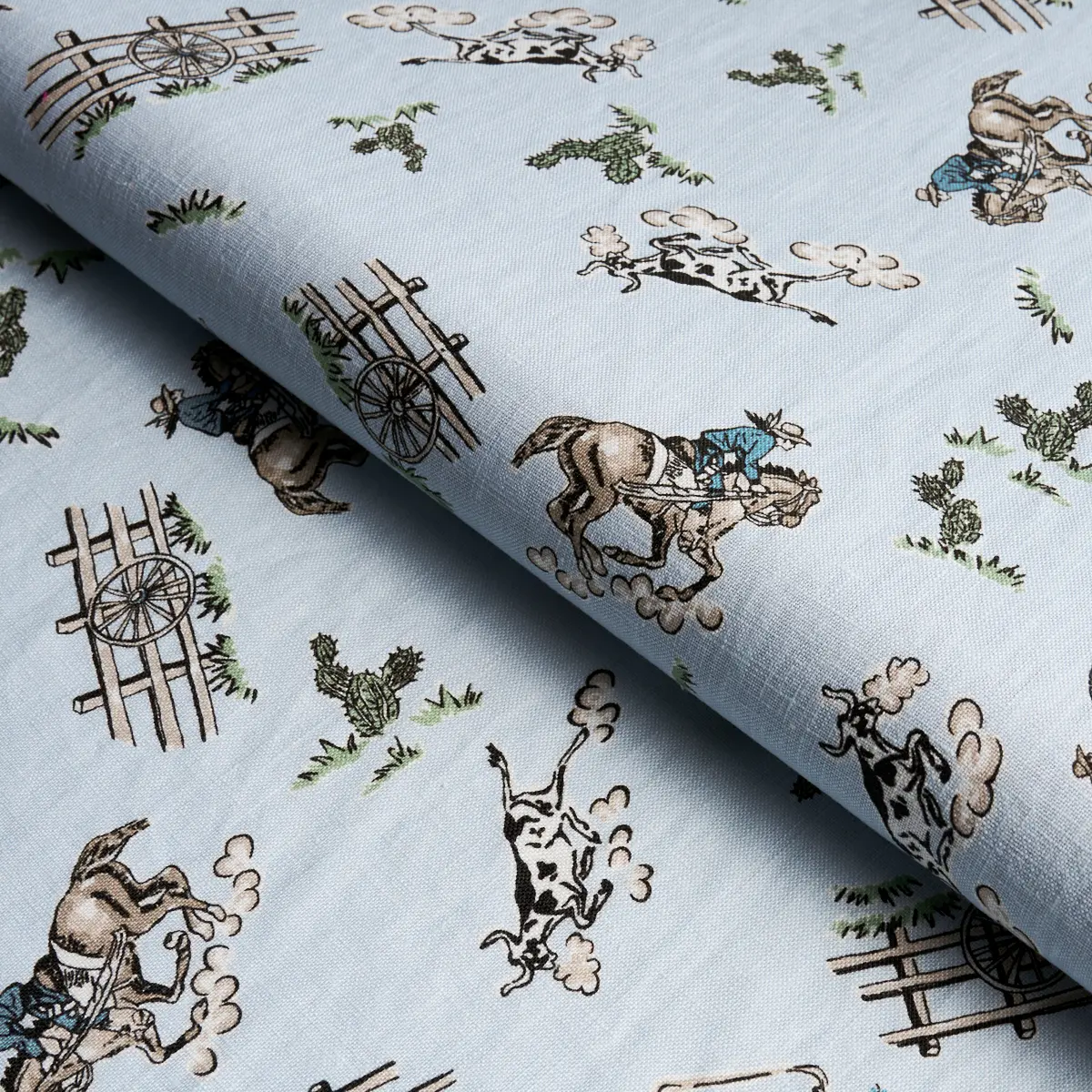 WILD WEST PERFORMANCE LINEN_ BLUE