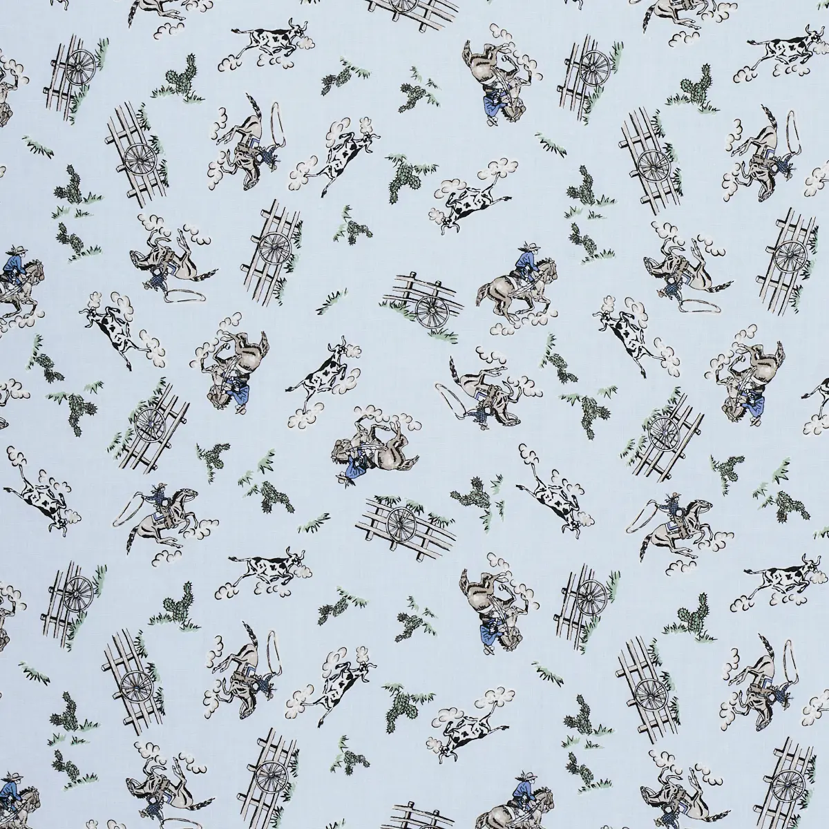WILD WEST PERFORMANCE LINEN_ BLUE