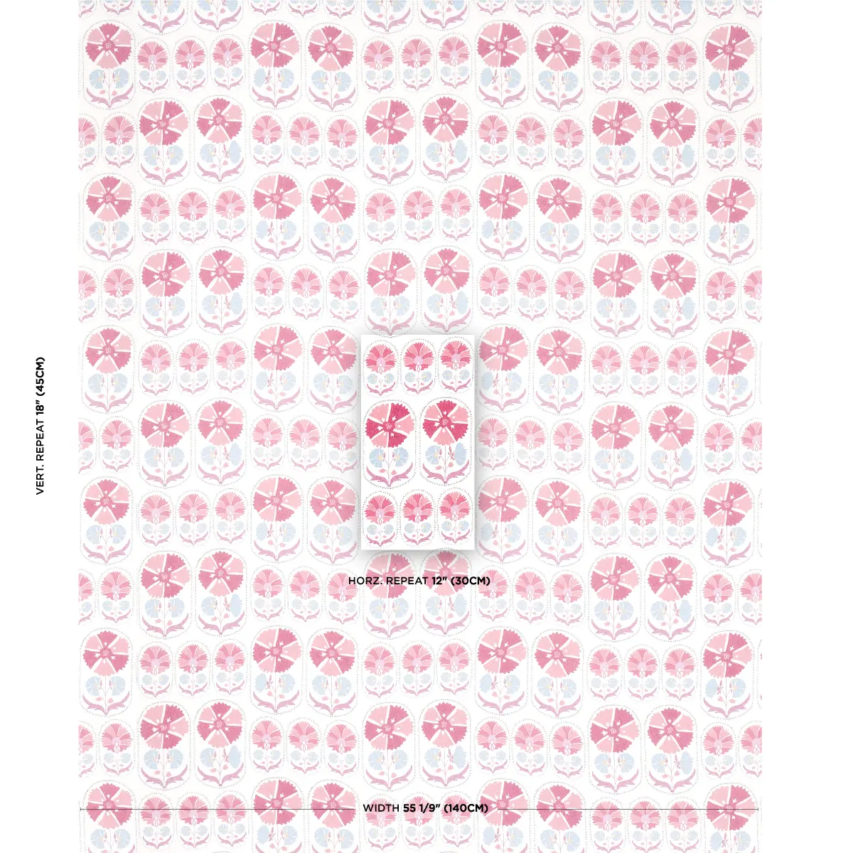 ANJUNA FLORAL LINEN PRINT_ MULBERRY