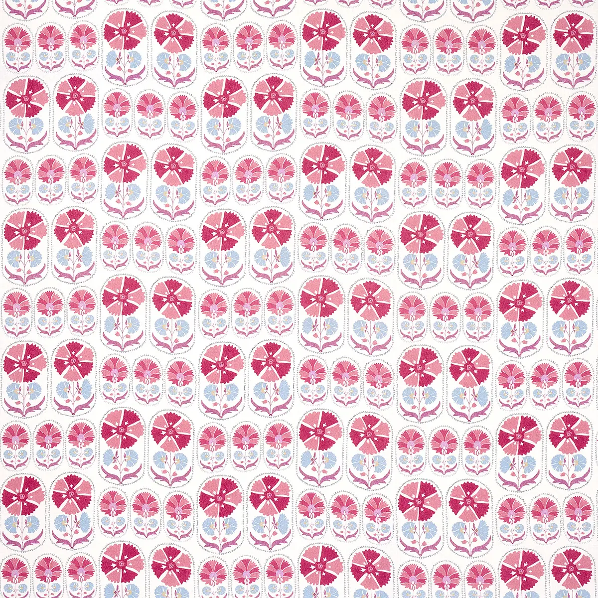 ANJUNA FLORAL LINEN PRINT_ MULBERRY