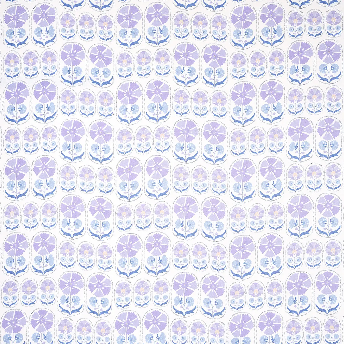 ANJUNA FLORAL LINEN PRINT_ LILAC