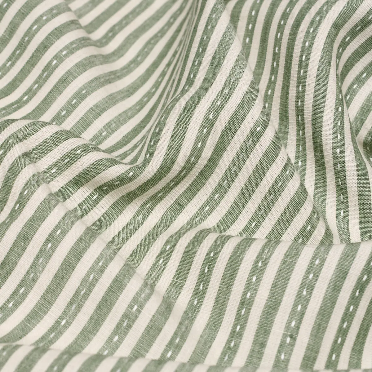 MATHIS TICKING STRIPE_ SAGE