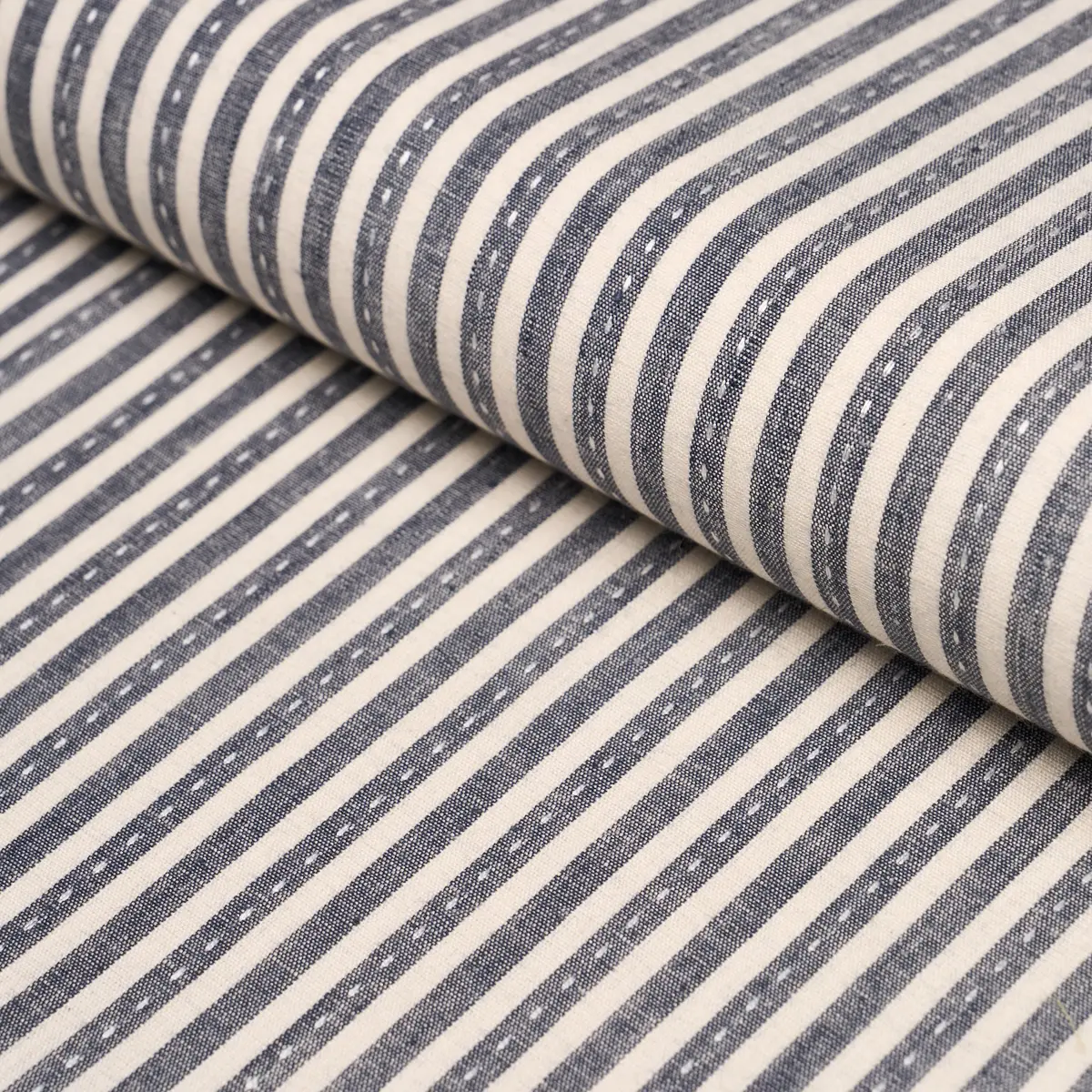 MATHIS TICKING STRIPE_ CARBON