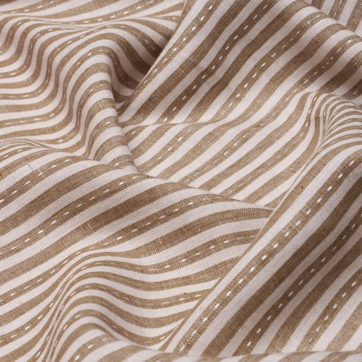 MATHIS TICKING STRIPE_ FLAX
