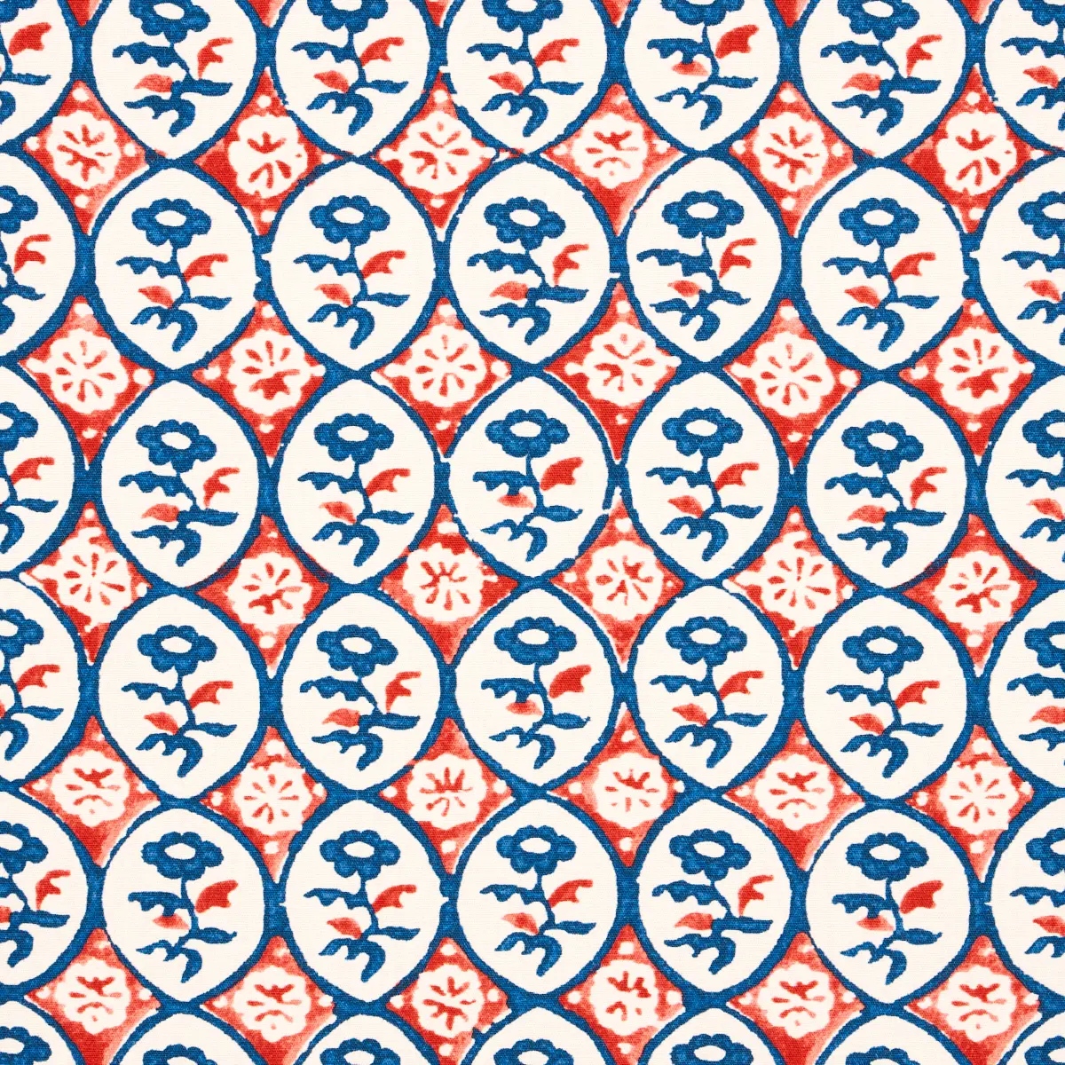 JOSIANE FLORAL_ ROUGE & NAVY