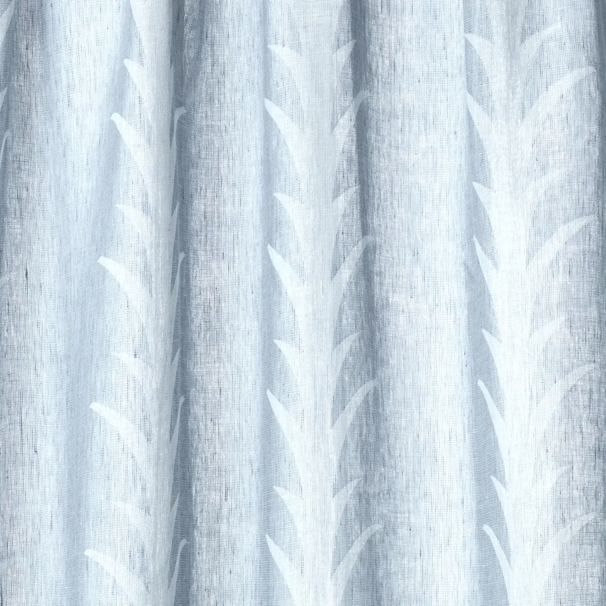 ACANTHUS STRIPE SHEER_ SLATE