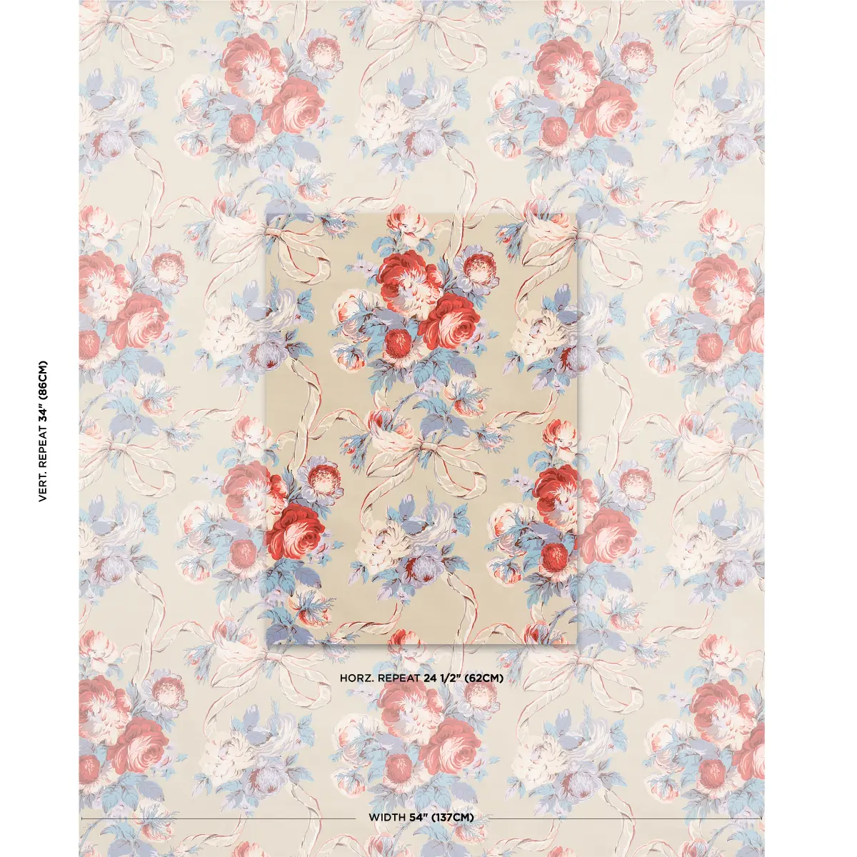 QUEENIES FLORAL CHINTZ_ CHELSEA GARDEN