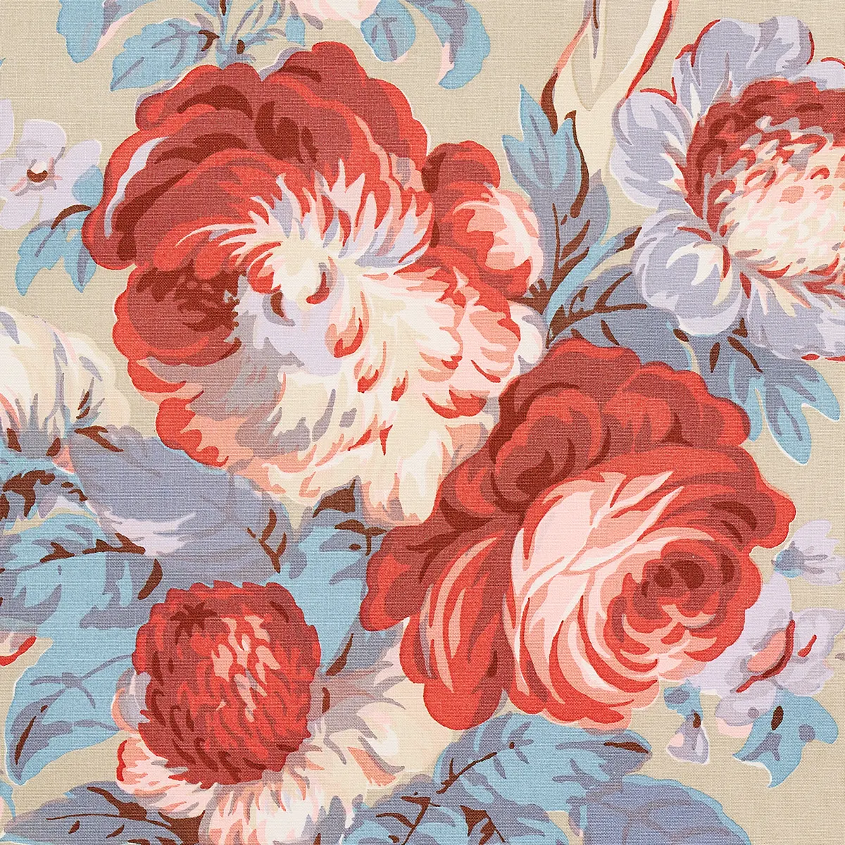 QUEENIES FLORAL CHINTZ_ CHELSEA GARDEN