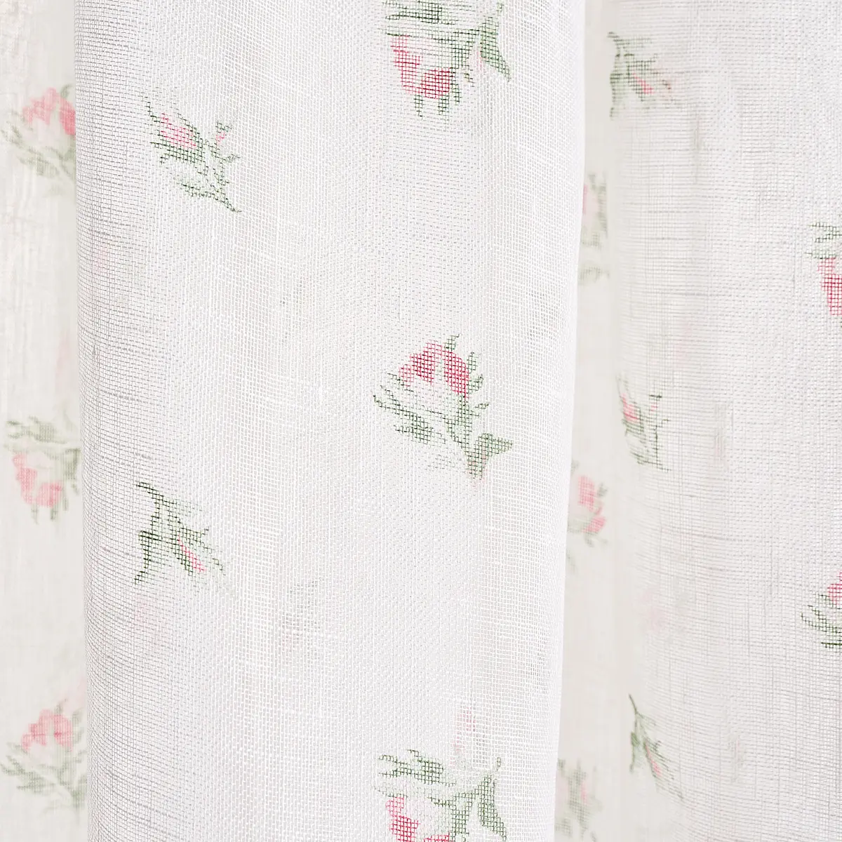 MARGIE FLORAL SHEER_ ROSE